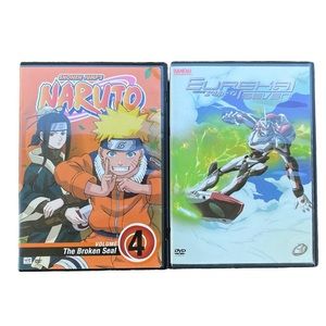 Anime DVD Lot Naruto Vol 4  Eureka 7 Vol 3